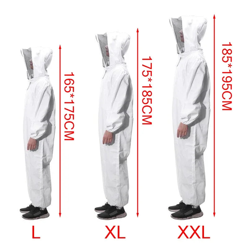 Full Body Beekeeping Clothing Professional Beekeepers Bee Protection Beekeeping
