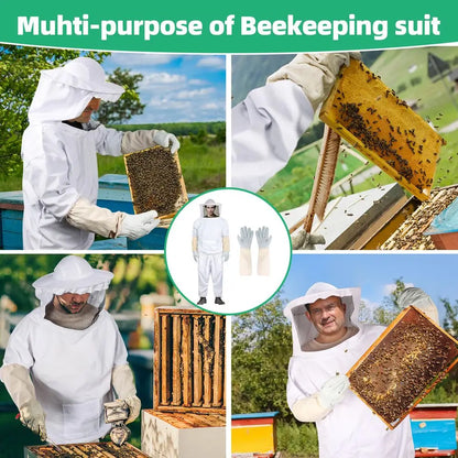 Suits Bee keeper Suit for Men Women Sting Proof Beekeeper with Glove ampVentilated Hood Bee Keeping Starter kit amp Beekeeping S