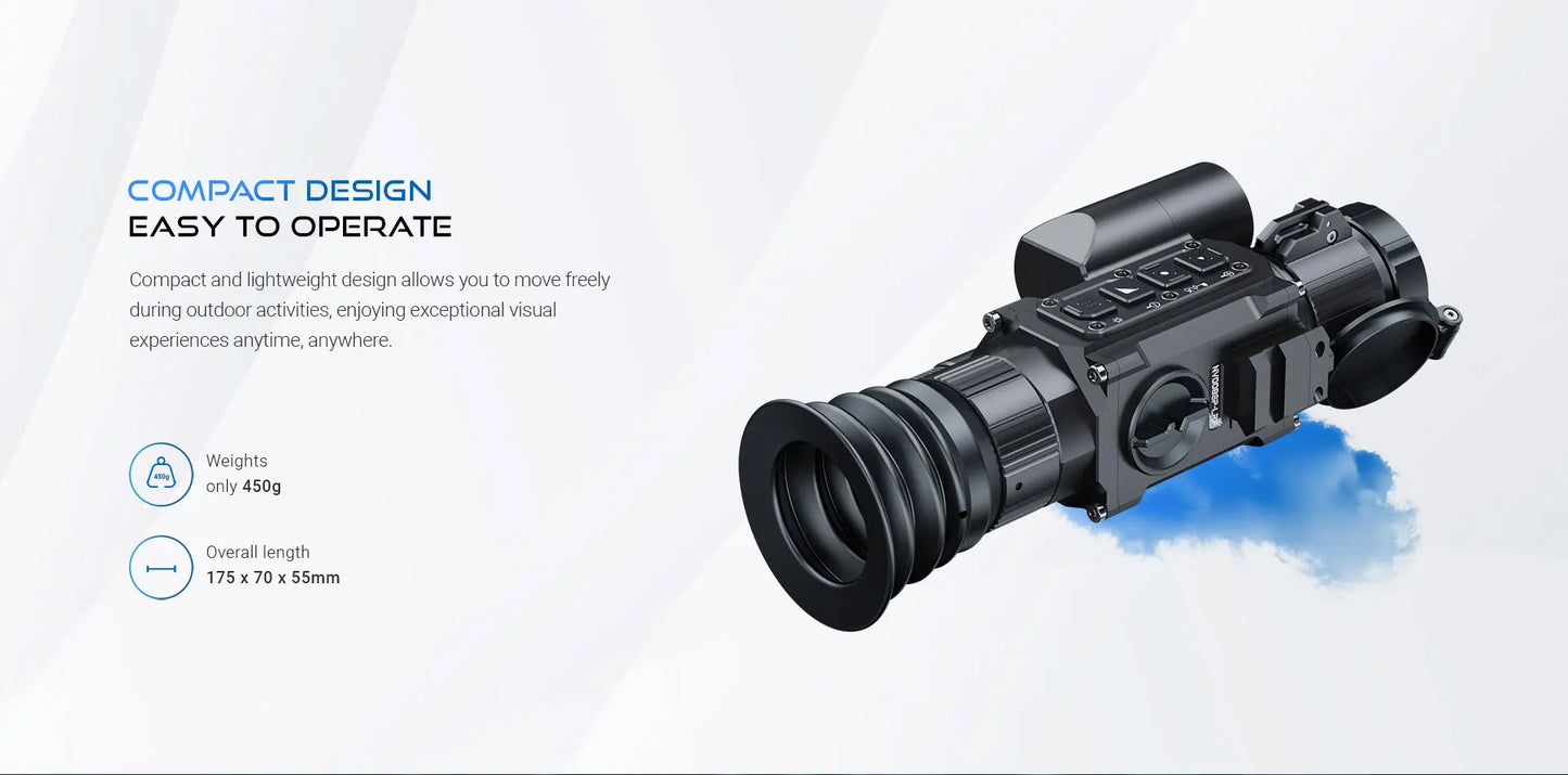 PARD NV008SP-LRF 850nm 70mm Night Vision Scope 2688*1520 CMOS Sensor IP67 weatherproof rating 1000m For Outdoor Hunting Camera