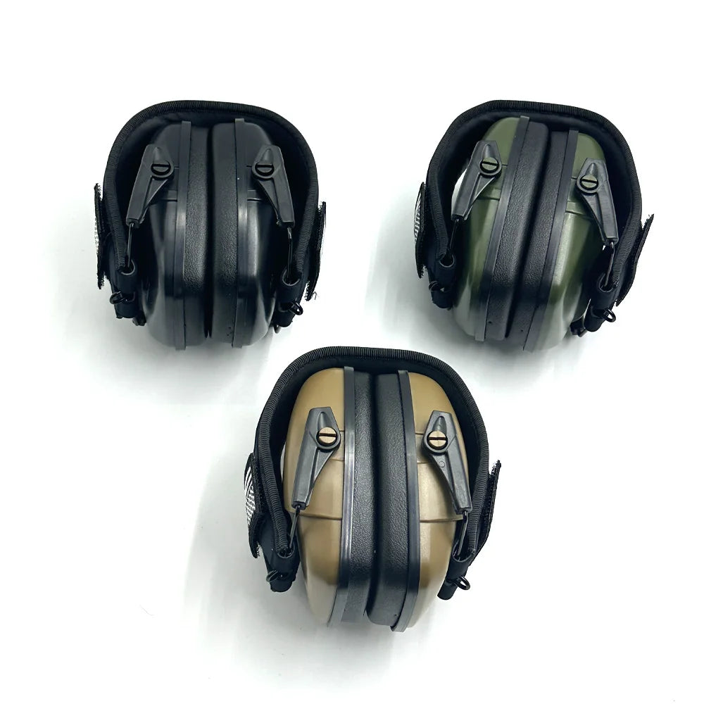 YHKEMA Passive Noise Cancelling Headphones, Foldable On-Ear Hearing Protection Earphones for Hunting, Work, Mowing - NRR 25dB