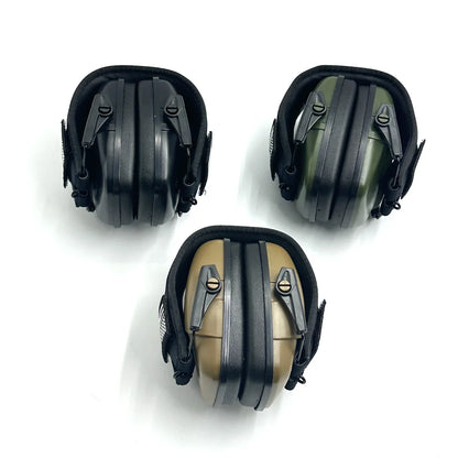 YHKEMA Passive Noise Cancelling Headphones, Foldable On-Ear Hearing Protection Earphones for Hunting, Work, Mowing - NRR 25dB