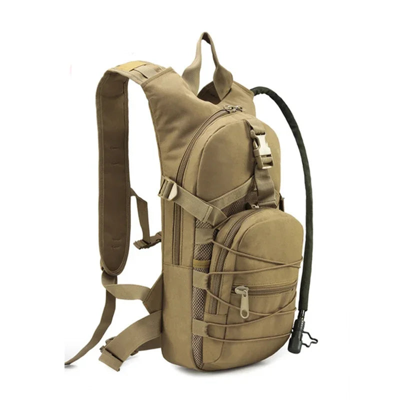 Lightweight Tactical Backpack Water Bag Camel Survival Backpack Hiking Hydration Pouch Rucksack Camping Bicycle Daypack