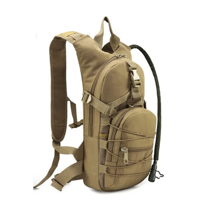 Lightweight Tactical Backpack Water Bag Camel Survival Backpack Hiking Hydration Pouch Rucksack Camping Bicycle Daypack