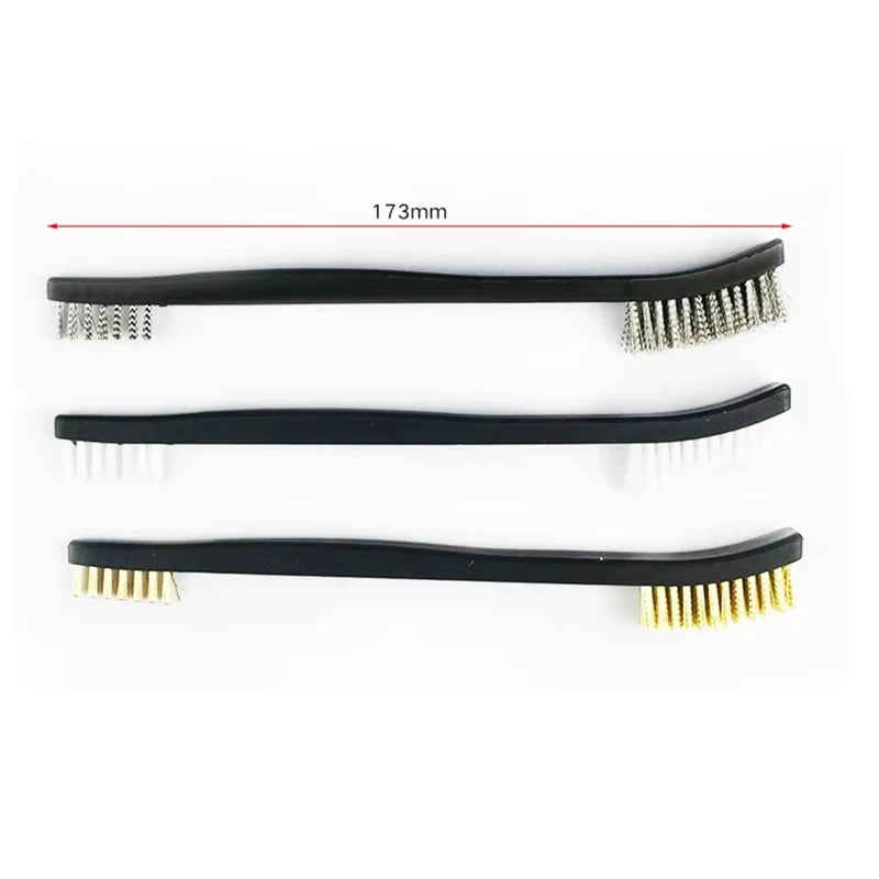 Universal Gun Cleaning Kit Steel Wire Brush Nylon Pick Set Tactical Rifle Pistol Gun Hunting Cleaning Tool Accessories