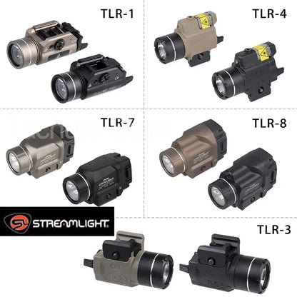 Streamlight TLR Strobe Weapons Scout Light TLR-1 HL TLR2 TLR6 TLR7 TLR 7X TLR8 Hunting Spotlight Gun Torch Airsoft Pistol  20mm