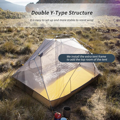 Naturehike Mongar Ultralight Tent 2 Person Waterproof Camping Tent Double Layer Outdoor Travel Hiking Tent