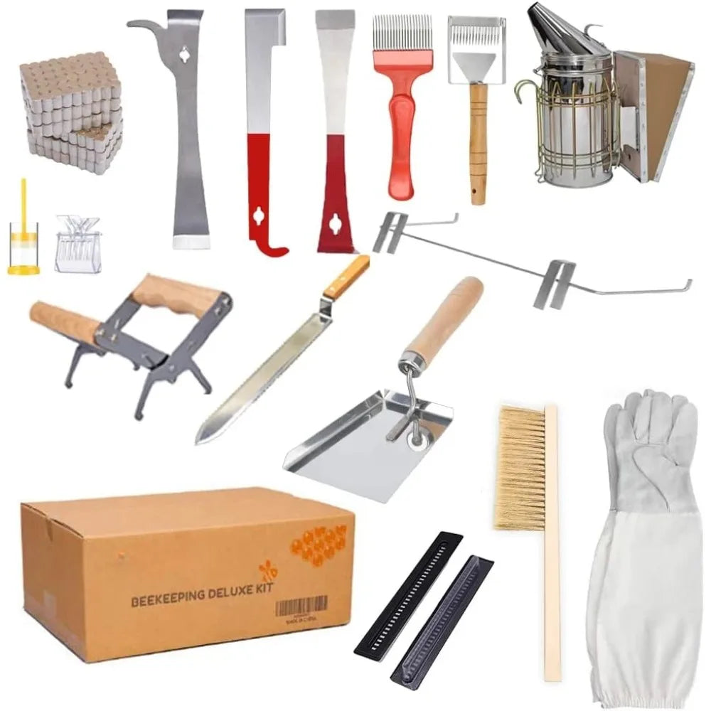 Beekeeping Supplies 22 Pcs Beekeeping Tools Kit,
