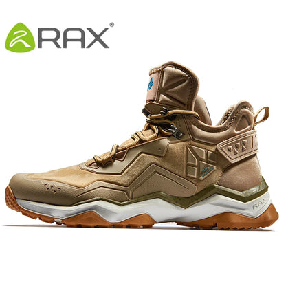 Men Hiking Shoes Mid-top Waterproof Outdoor Sneaker Men Leather Trekking Boots Trail Camping Climbing Hunting Sneakers Women