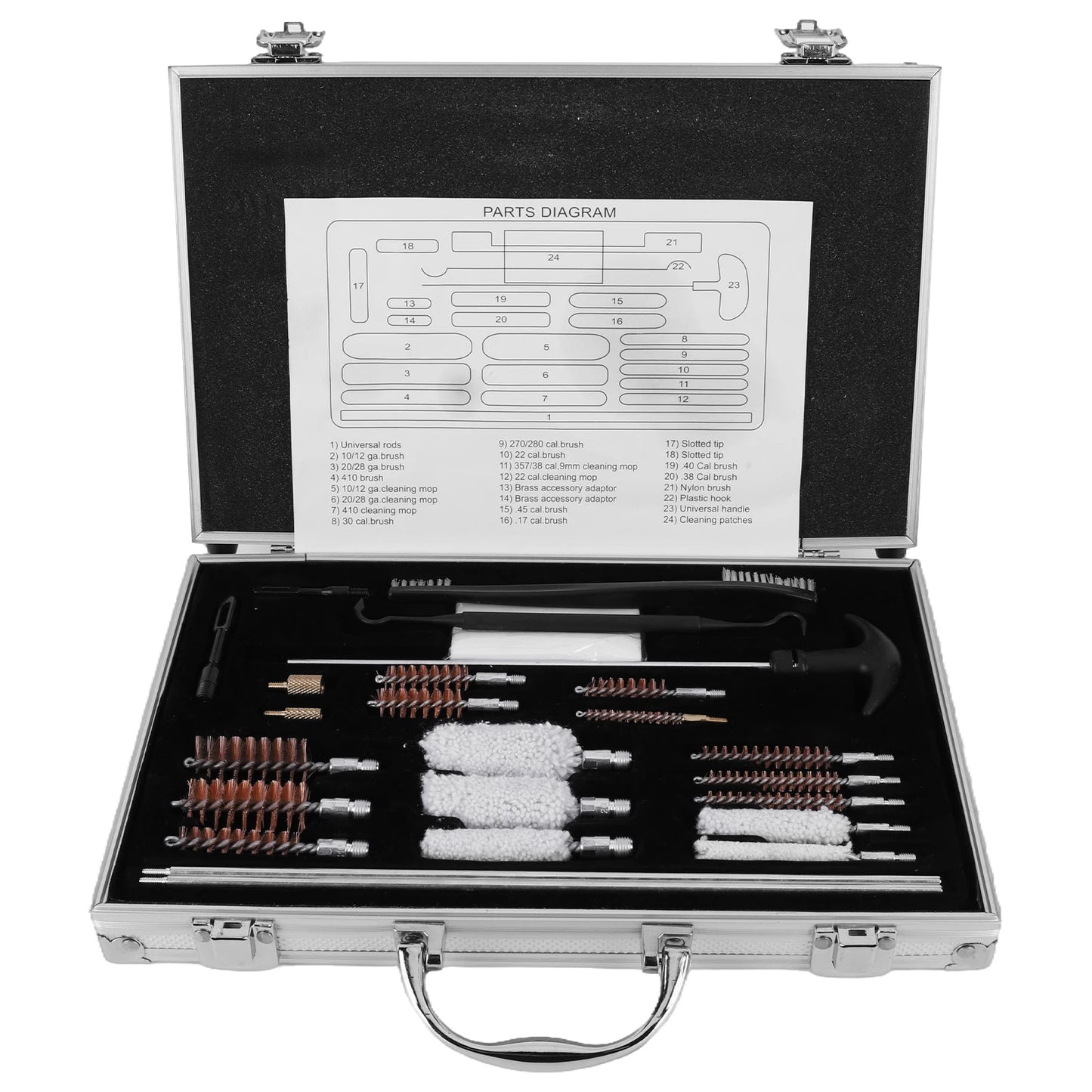 Gun Barrel Brush Box Set Gun Brush Pipe Cleaning Tools Kit Barrel Brush Tool for  Pistol Handgun Shotgun Cleaning Kit Tool