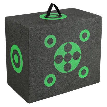 All-side Shotting  Outdoor Portable Archery Target with Carry Handle Easy Arrow Removal Visibility Easy to Transport