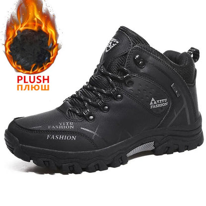 Waterproof Leather Sneakers Super Warm