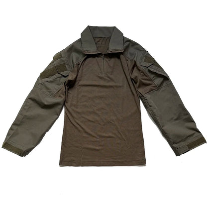 Outdoor Hunting Military Tactics G3 Training Suit, CP Style GEN3 Green Tiger Spot Combat Set, Tactical Top, Tactical Pants Men