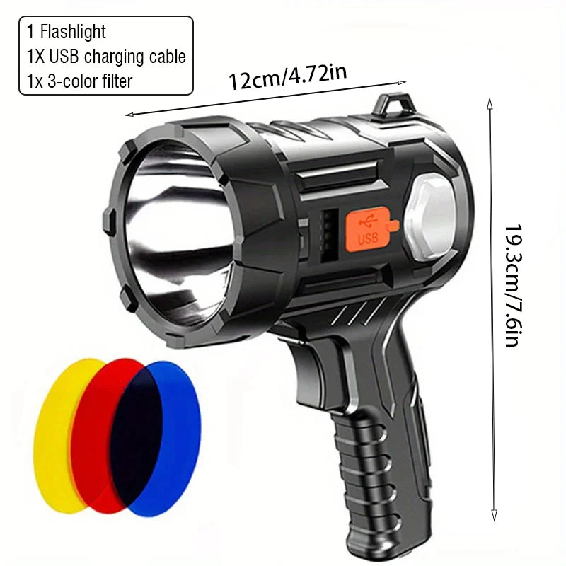 Rechargeable Spotlight 900000 Lumens Led