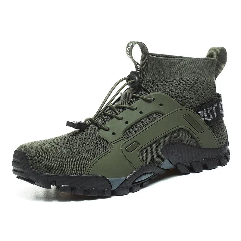Hiking Shoes for Man Outdoor Comfortable Breathable Mesh High Top Boots