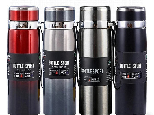 1L  Cold and Hot Water Bottle Thermos for Water Tea Coffee Vacuum Flasks Stainless Steel Thermos Bottle