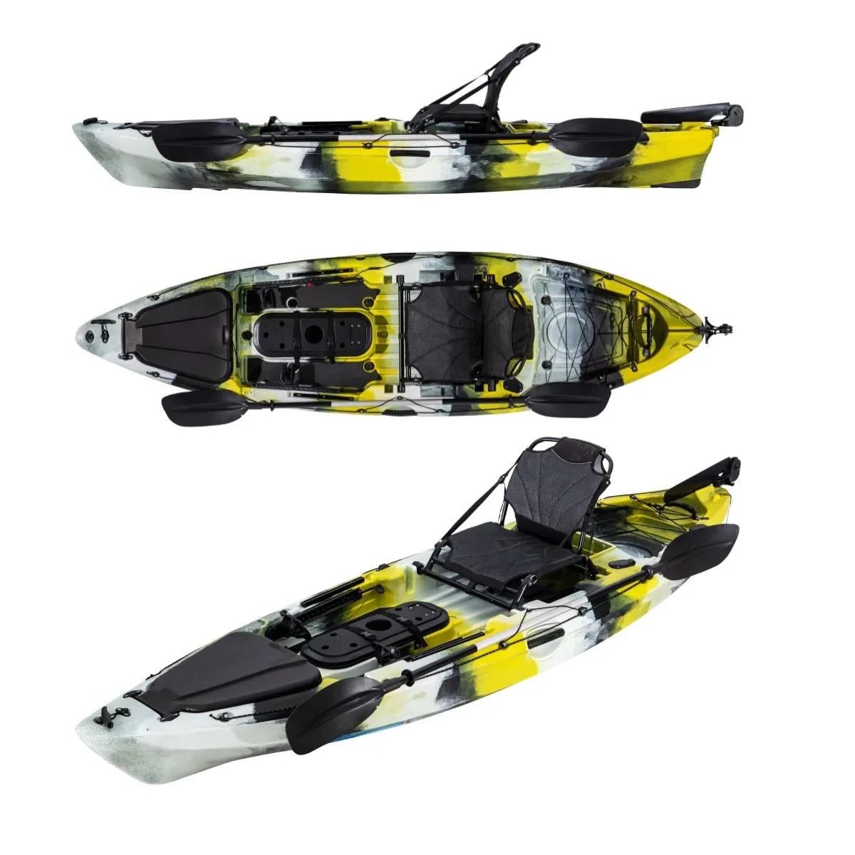 single-seat fishing kayak