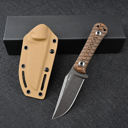 High Hardness DC53 Steel Camping Hunting Fixed Blade Knife For Men Outdoor Utility Survival Knives Fishing