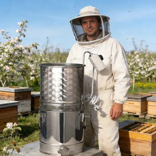 Honey Melter Circle Liquefy Honey Crystallized Beeswax Melter Honey Extractor Beekeeping Equipment