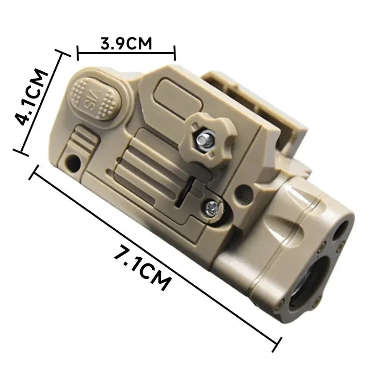【NEW 2026】SBAL PL Red Dot Laser Sight Strobe Flashlight Pistol Hanging Plastic Material Scout LED Lamp Airsoft Hunting