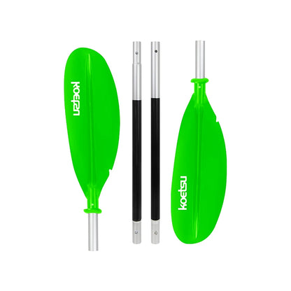 4-Piece Two Way Paddle Adjustable Floating Kayak Paddle Aluminium Alloy Stand Up Paddleboard Paddles for Canoe Kayaking