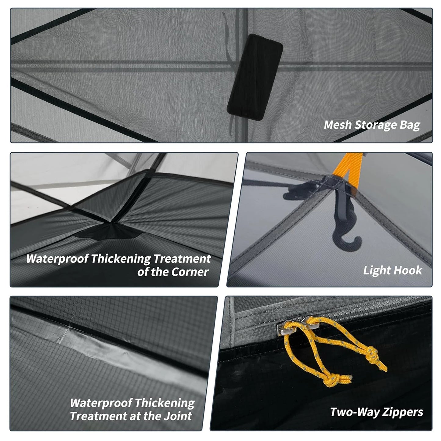 Naturehike Mongar Ultralight Tent 2 Person Waterproof Camping Tent Double Layer Outdoor Travel Hiking Tent