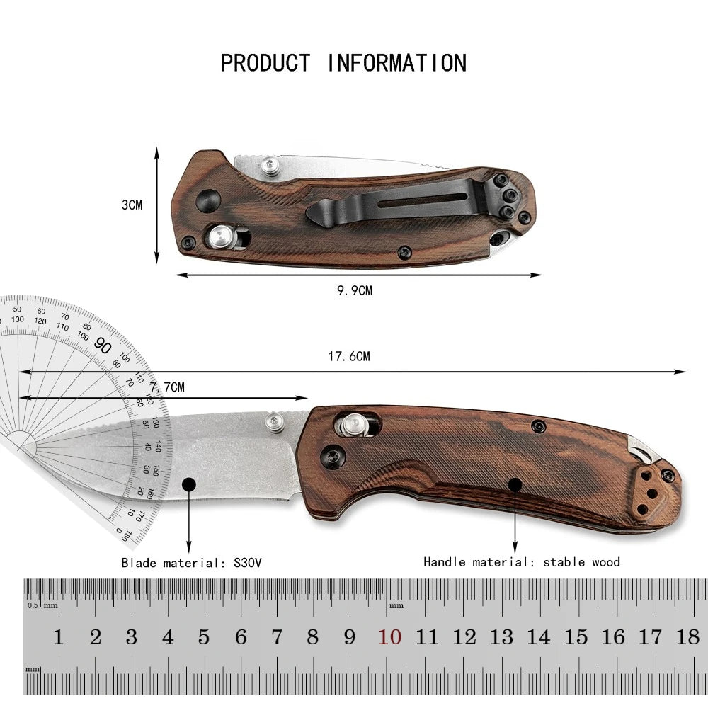 Premium Quality Folding Pocket Knife Outdoor Backpacking Mountain Climbing Hunting EDC Holiday Gifts Essential Equipment Tool