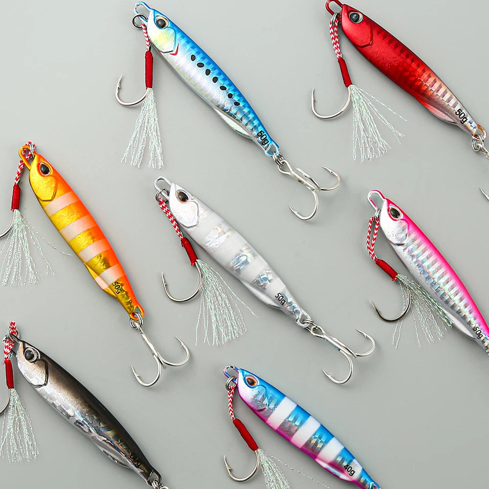 10/15/20/30/40/50g  Fishing Lure Artificial Bait Tackle