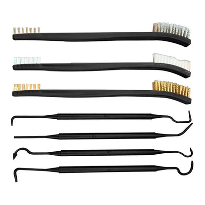 Universal Gun Cleaning Kit Steel Wire Brush Nylon Pick Set Tactical Rifle Pistol Gun Hunting Cleaning Tool Accessories
