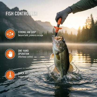 Lure fishing equipment: fish gripper, fishing pliers, hook remover, fishing knife, complete set, essential for fishing