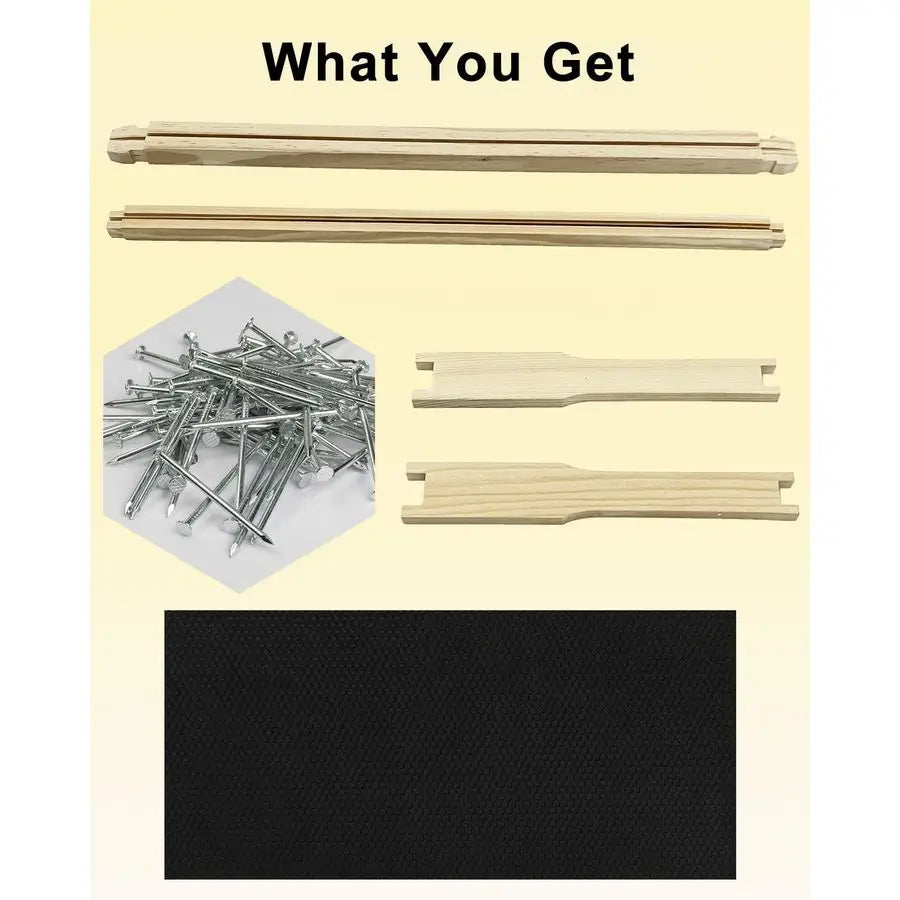 10 Pack Bee Frames Deep Bee Hive Frames and Wax Foundations Black Beehive Frams