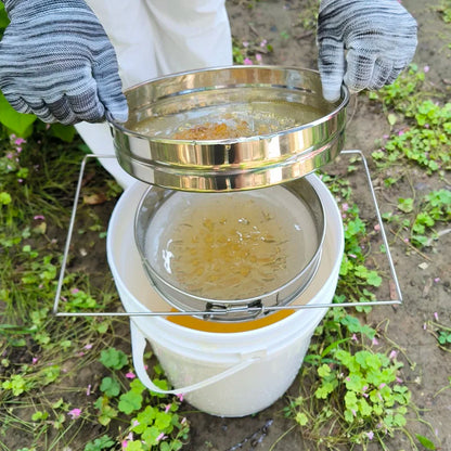Honey Strainer- Double Sieve Honey Coarse And Fine Filter