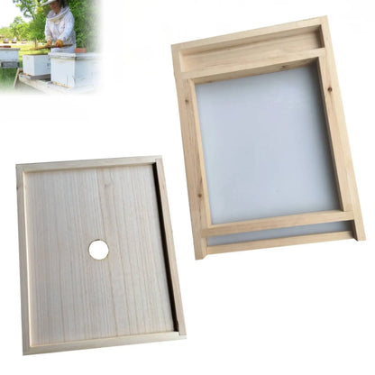 2-in-1 Beehive Bottom Board Kit 10-frame Beehive Bottom Board Beehive Inner Cover Screened Beehive Bottom Board Beekeeping Tool