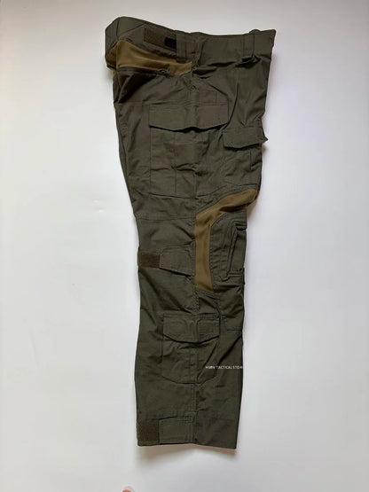 Outdoor Hunting Military Tactics G3 Training Suit, CP Style GEN3 Green Tiger Spot Combat Set, Tactical Top, Tactical Pants Men