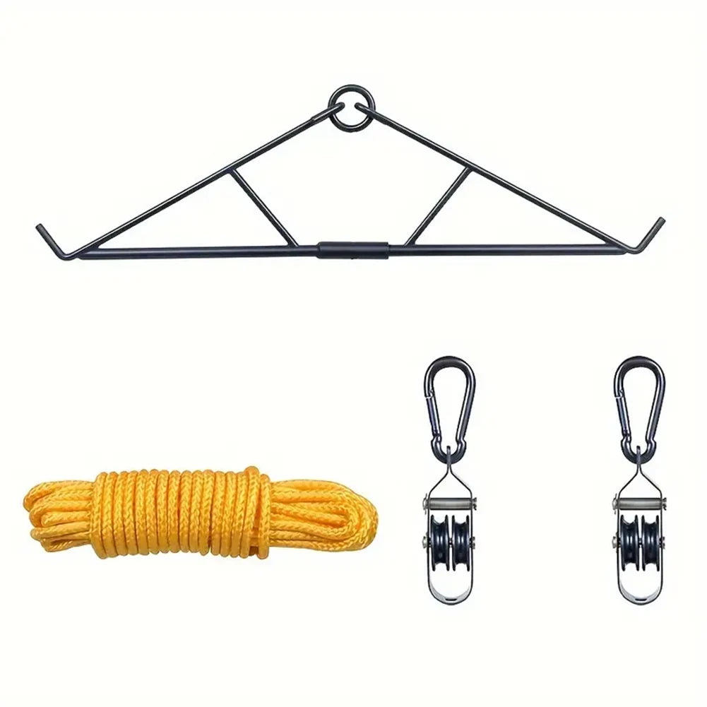 700LB Capacity Deer Hanger with Gambrel Hunting Game Hanging Kit for Deer Carcass/Butcher Deer Hunting Accessories Gifts for Men
