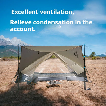 Naturehike Mongar UL Camping Tent 15D Nylon Lightweight 1 or 2 People 3 Seasons Tent Waterproof Portable Outdoor Tent With Mat