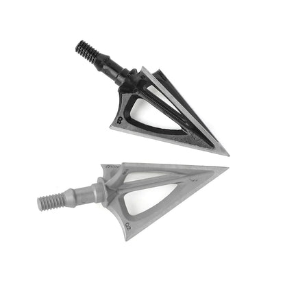 6/12pcs Hunting Broadhead 100 Grain Stainless Steel Blade Arrowheads Archery