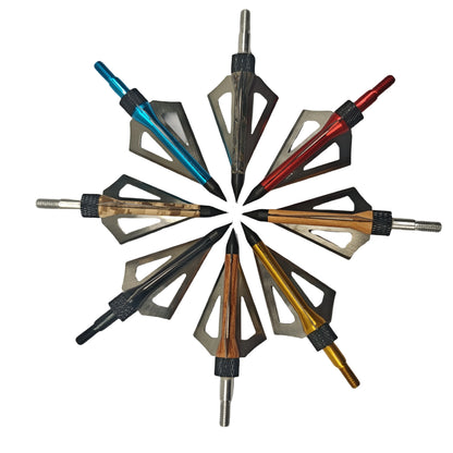 Threaded Interchangeable Arrows Traditional Antique Triangular Arrowheads Recurve Compound Bow Outdoor Accessories - 4/8 Pieces