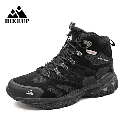 Men's Outdoor Hiking Boots Suede High Top Trekking Men Shoes Rainproof Tactical Combat Military Boots