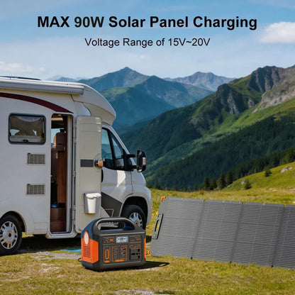 Gaiaray 500W 300W Portable Power Station 460.8Wh LiFePO4 Battery Charging Station 110V Solar Generator Emergency Power Bank for Camping Travel