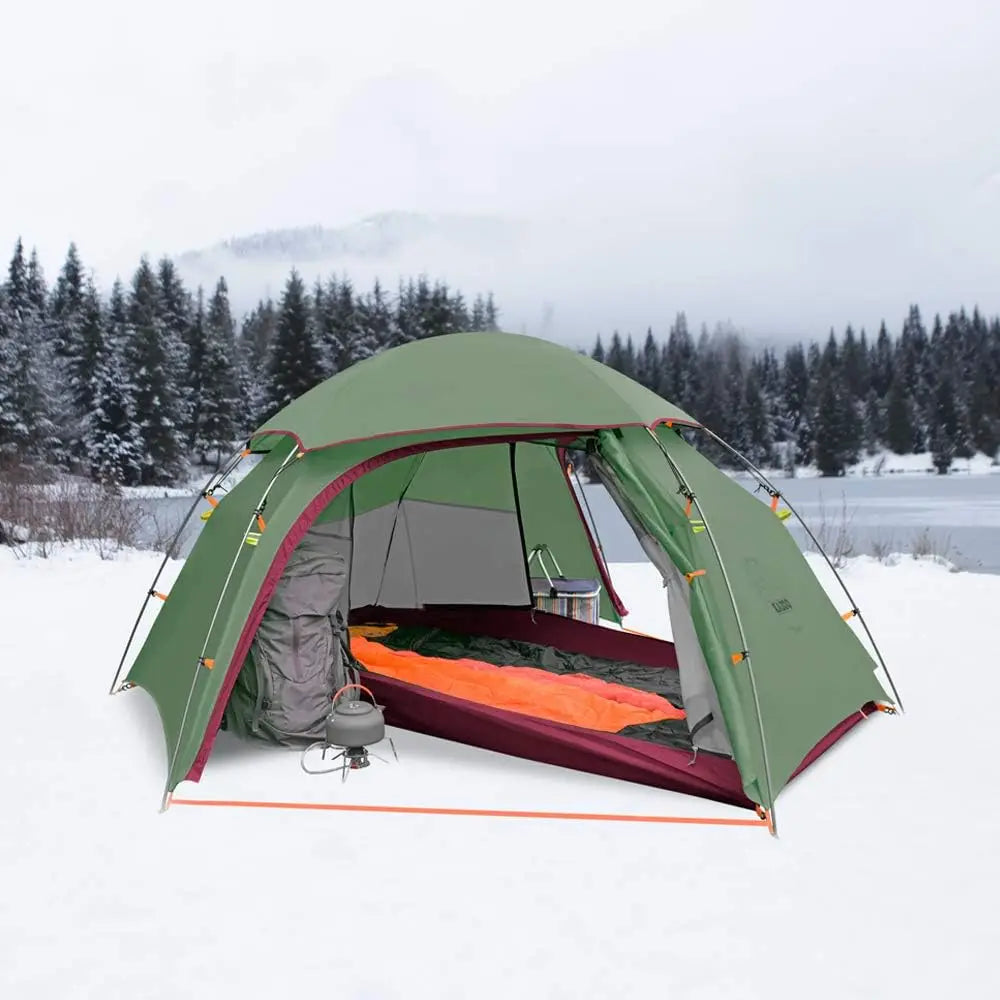 Waterproof Ultralight 1-2 Person Camping Tent with Aluminum Frame Double Layer for Hiking Backpacking