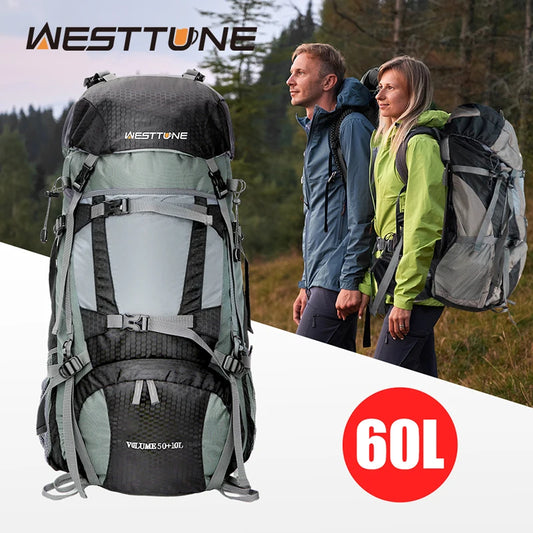 Explorer Internal Frame Backpack with Rain Cover Outdoor Backpack for Hiking Camping Backpacking Travel