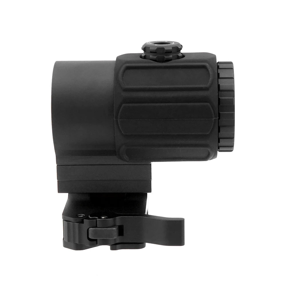 EVOLUTION GEAR Tactical G43 3X Magnifier with 7mm Riser Switch To Side QD STS Mount Red Dot Magnifier For Hunting Airsoft AR 15