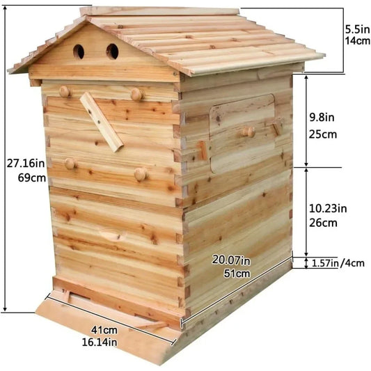 Best seller Bee Hive, Beehive with 7pcs Auto Super Frames, (No Brood Frames)