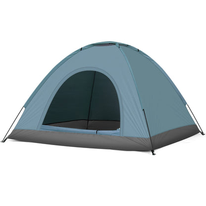 3-4 Person Camping Dome Tent, Spacious, Windproof & Rainproof for Outdoor Travel