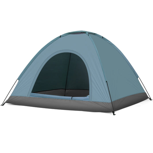 3-4 Person Camping Dome Tent, Spacious, Windproof & Rainproof for Outdoor Travel