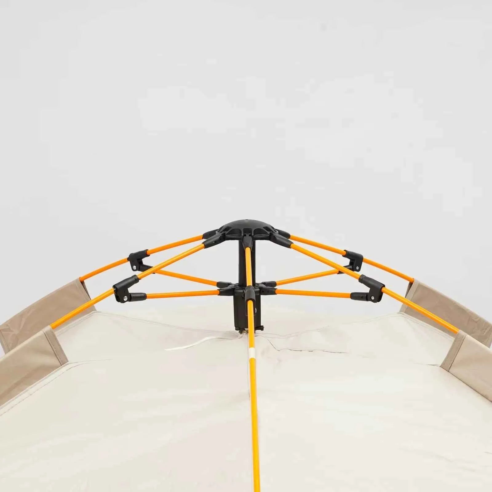 2-3 Person Automatic Pop Up Tent Instant Spring Quick Setup Waterproof Oxford Cloth UPF 50 Sun Protection Breathable Mesh Window Wind Ropes Ground Nails Compact Fold Portable Outdoor Shelter For Backyard Festival Beach Campin