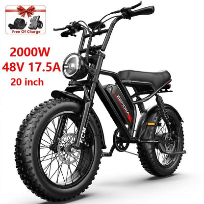 New 2000w Men\'s Electric Mountain Bike,20 26 Inch 30-50mph 30-60mile 48v,for Electric Bicycle