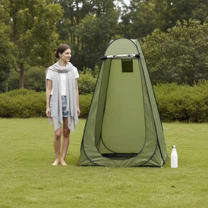 Portable Toilet Tent for Hiking Outdoor Camping Privacy Shelter Waterproof 1.2×1.2×1.9m for Hiking Picnics Fishing Camping