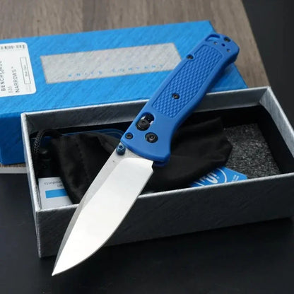Daily Carry EDC Pocket Knife BM535 CPM20CV Blade Nylon Fiber Handle Essential Emergency Tools for Hiking Adventures Self-defense