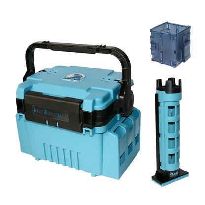 Fishing Tool Box Multi-function Plastic Thickened Fisherman Tackle Box Fishing Rod Lure Storage Organizer Sea Goods for Fishing
